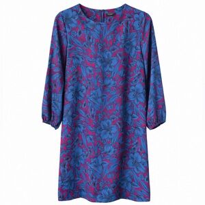 Ann Taylor Sheath Dress with 3/4 Cuffed Sleeves